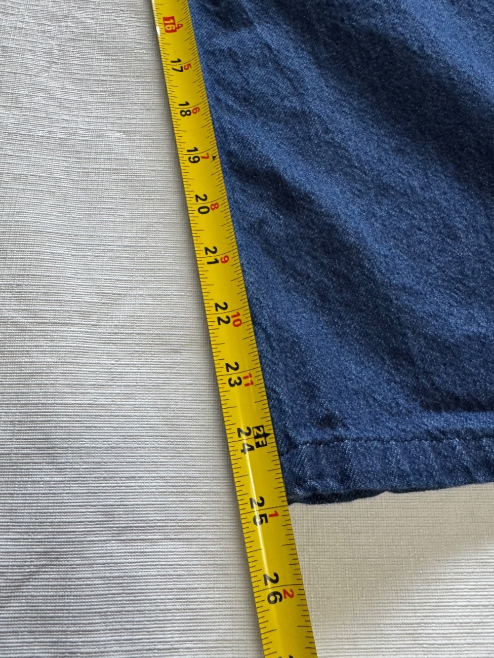 Levi's Premium Baggy Dad Wide Leg Dark Blue Wide Leg Flare Jeans size 24 - Picture 11 of 12